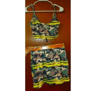 Camo & neon set